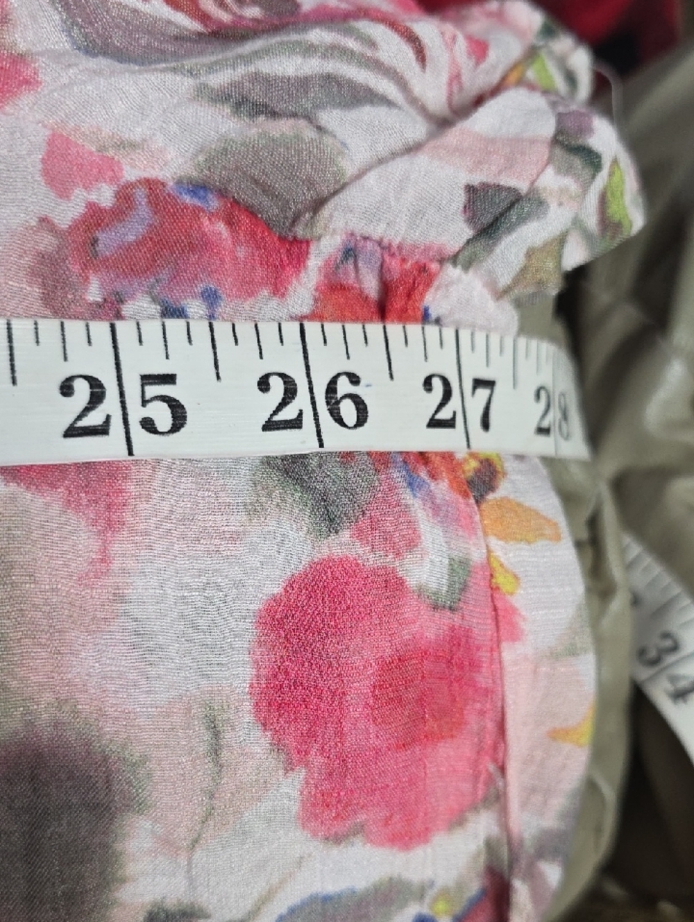 Zac And Rachael Woman Blouse Floral Button Up Lightweight Ruffle Accents 3X EUC - Picture 9 of 11